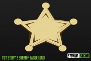 Toy Story 2 Sheriff Badge Logo