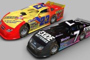 Retro Dirt Late Models - K Wallace and G Bodine BR DLM mod
