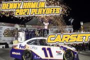 2021 Denny Hamlin #11 Playoffs Carset
