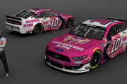 10 Aric Almirola Ford Warriors in Pink Charlotte Roval 2021