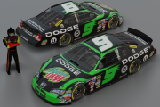 #9 Mountain Dew Dodge Charger (Cup05)