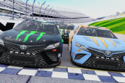 FICTIONAL 3 Pack of 23XI #45 Monster Energy Cars