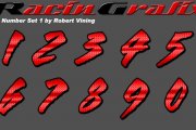 Racin Grafix Number Set 1