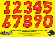1996 Diamond Ridge Motorsports Wacky Racing number set