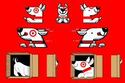 Target 'Bullseye' cartoon graphics
