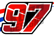 SVG Kaulig Racing Trackhouse Racing number 97 2024
