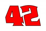 42 Young's Motorsports numberfont