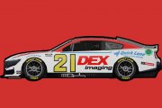 Harrison Burton #21 Motorcraft/DEX imaging Mustang 2024 - Daytona 500
