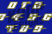 Kasey Kahne Racing 2024 number set