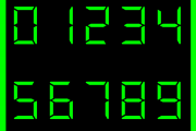 LCD Digital Number Set