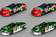(Original Cup Mod) #24 Dupont and #26 Quaker State 4 Pack