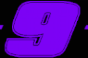 *Fictional* #9 Dark purple Hooters Chase Elliott paint scheme