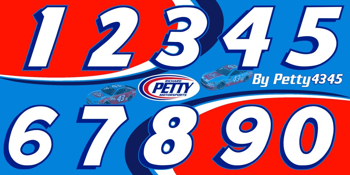 Richard Petty Motorsports Number Set.jpg