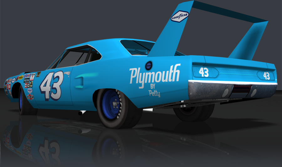 1/64 '70 Daytona Plymouth-Richard Petty' CUSTOM Decal SCR-0105 