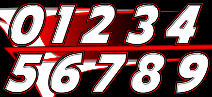 Kyle Busch Motorsports or KBM Number Set | Stunod Racing