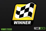 Winner Sticker (Sprint Cup)