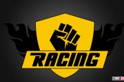 Racing Fist Shield Logo