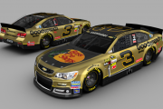 Fictional #3 Dale Earnhardt Gold Chevy SS