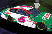 6 Ryan Newman Castrol Charlotte Roval 2021  (Pink Numbers)