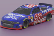 FCRD NCS22 Mod FICTIONAL 1999 Dale Jarrett #88 Ford Quality Care Services Mustang Shelby