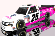 Josh Berry 2021 Rackley Roofing/ WAR Shocks Pink Chevrolet Silverado (MAR)