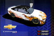 FICTIONAL - 2 Pack of Flamed Camaro's for  Full Circle Racing Designs NCS22