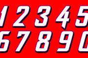 Xzavier Brown Racing 2024 Fantasy Number Set
