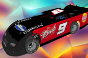 Kasey Kahne's Budweiser, Lay's, Gillette, and DirectTV Late Model