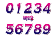 Sangria Rosa Number Set