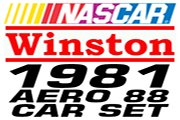 1981 Winston Cup / NR2003-Aero88 / Complete Car-set (355 cars)