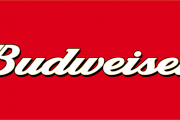 Budweiser Side Panel Script Logo