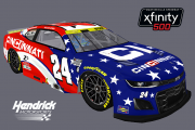 William Byron #24 "Cincinnati" Camaro (Xfinity 500)
