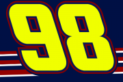 2002 Kenny Wallace #98 Aaron's DEI Number