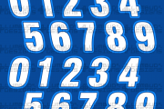 Ricky Stenhouse Jr JTG/Hyak Motorsports Number Set