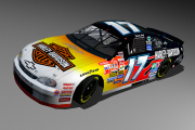 #17 Darrell Waltrip Harley Davidson American Graffiti 1998 Chevy Monte Carlo