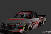 Haas Tooling Cole Custer throwback made for a Chevy Silverado