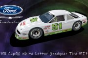 DMR Cup90 White Letter Goodyear tire MIPS