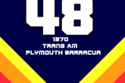 Dan Gurney's #48 Plymouth Barracuda Number