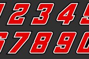 23XI Racing Numberset