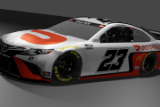 2021 Bubba Wallace #23 DoorDash Inverted Toyota Camry