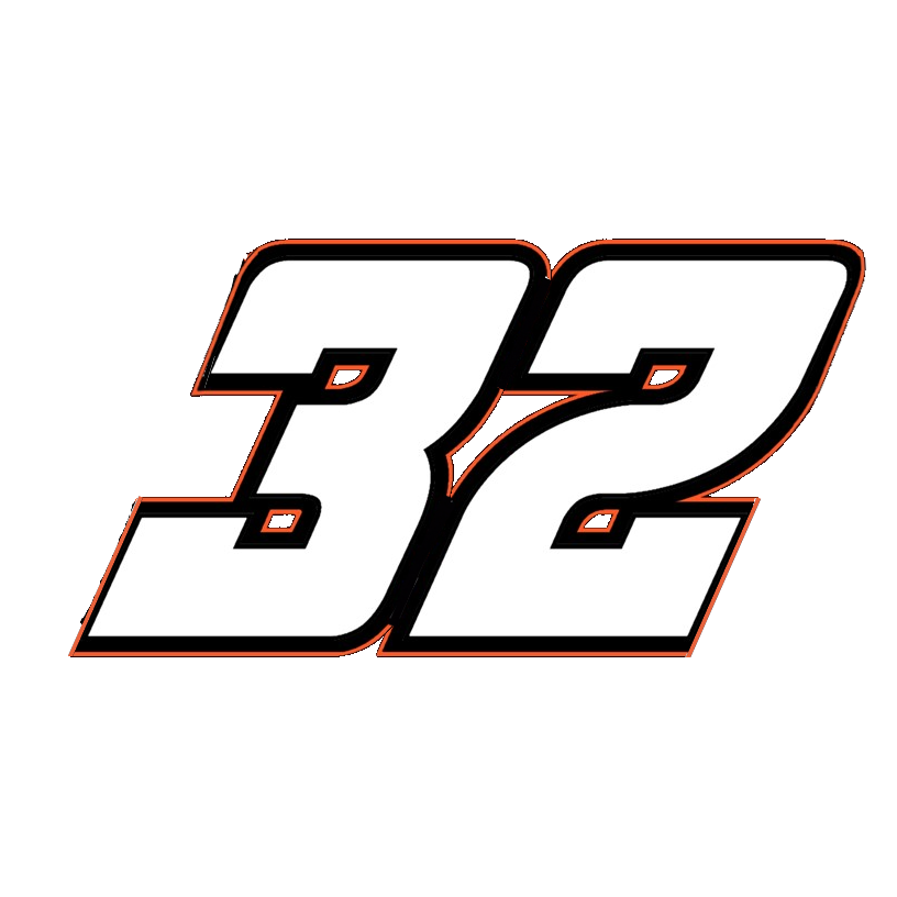 32 23XI Font Number | Stunod Racing