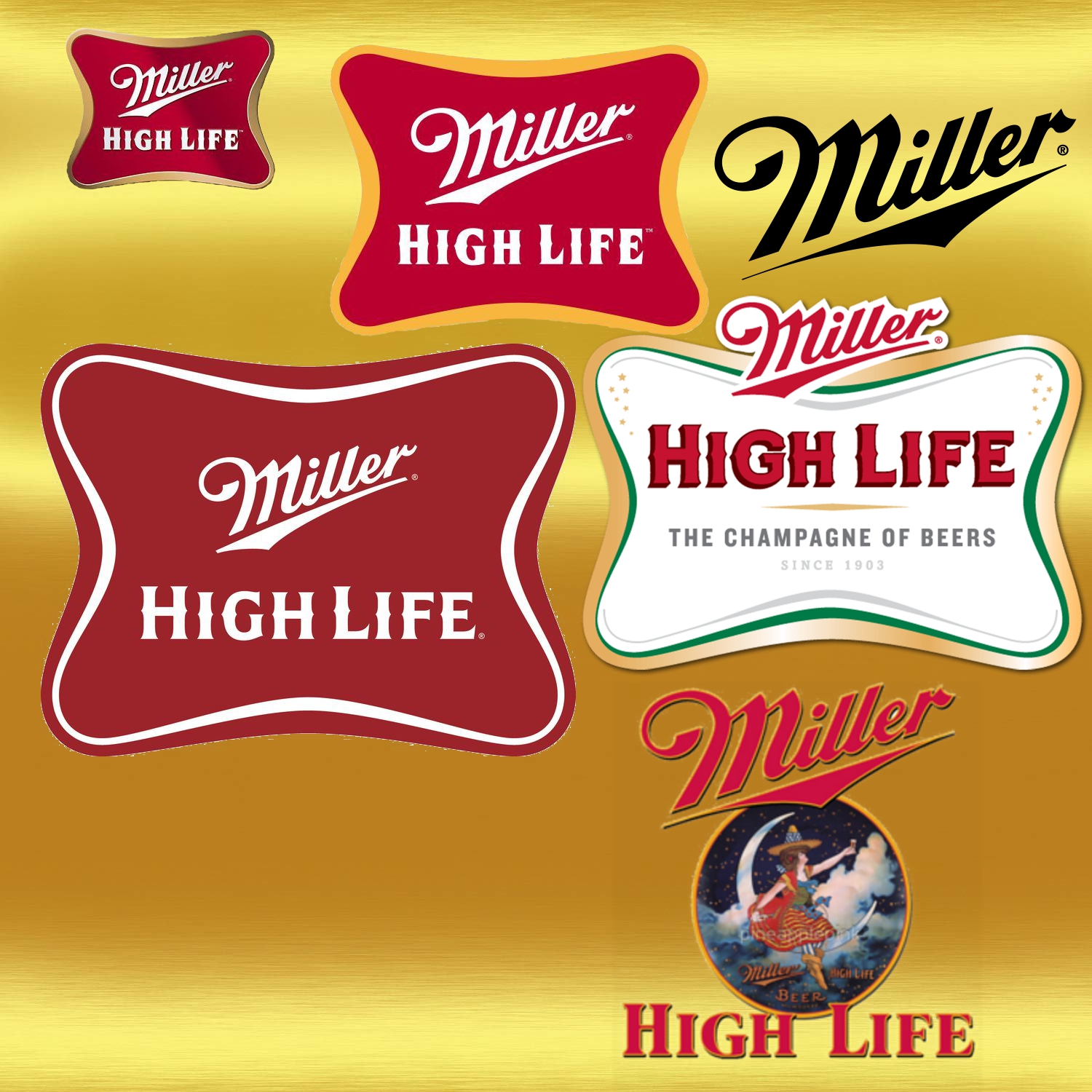 Miller High Life logos.jpg